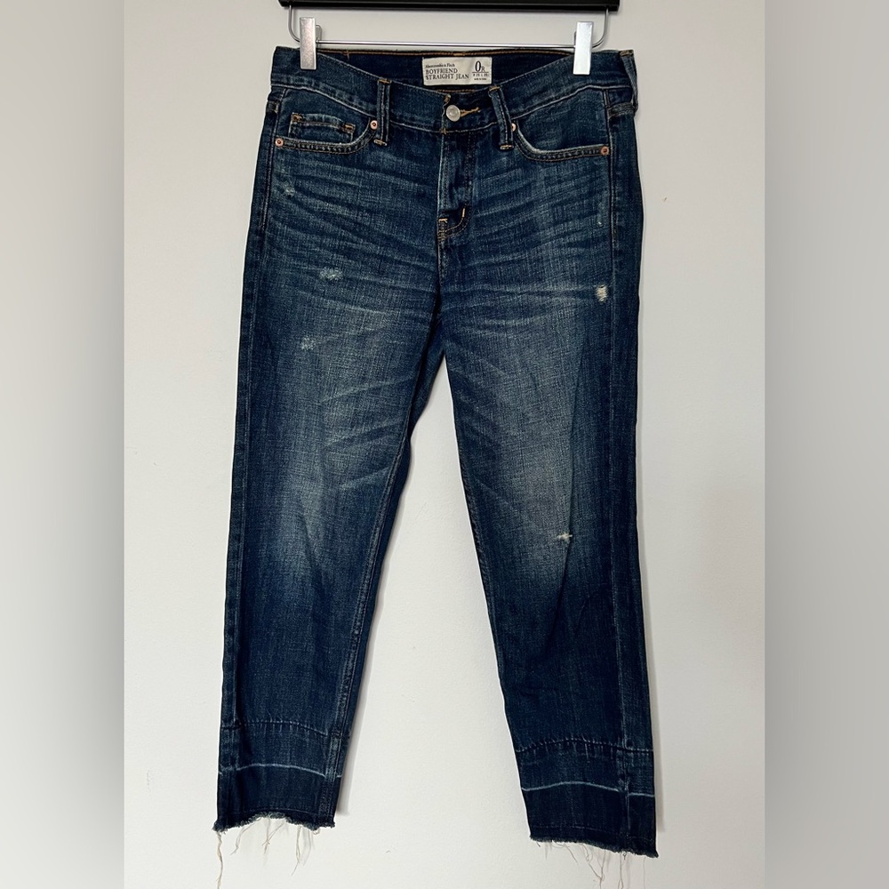 Abercrombie&Fitch boyfriend straight women’s jeans